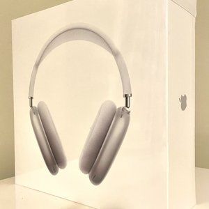 Apple AirPods Max - Silver with case NEW Wireless Bluetooth Headphones MGYJ3AM/A